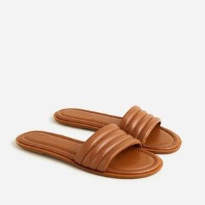 Sorrento Padded Slides in Leather